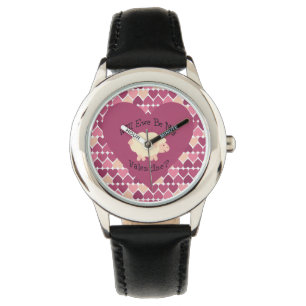 Will Ewe Be My Valentine? Heart background Watch