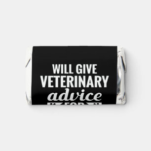 Will Give Veterinary Advice For Tacos Funny Vet Ve Hershey's Miniatures