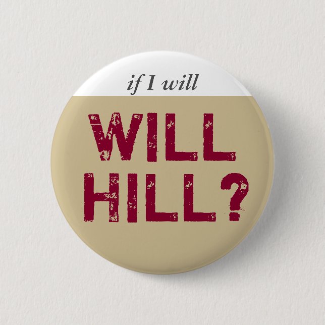 Will Hill grey plum Button (Front)