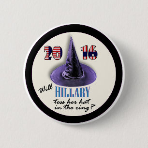 Will Hillary run in 2016? Button