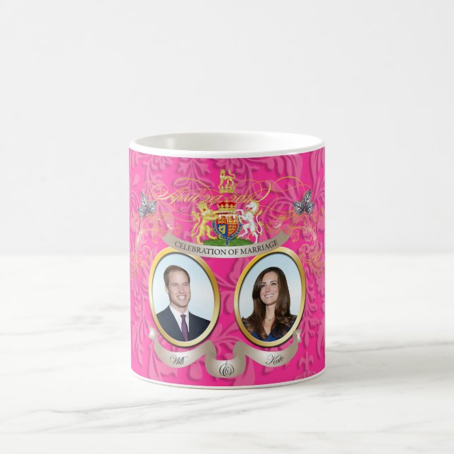 Will+Kate wedding, DIY Color!! Coffee Mug (Center)
