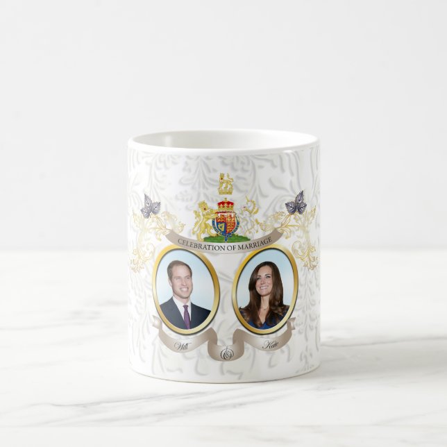 Will+Kate wedding Memorbilia mugs (Center)