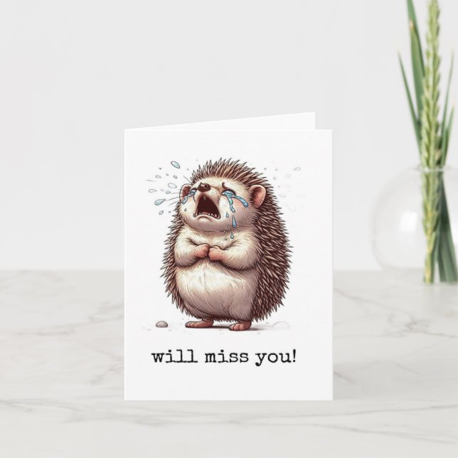 Will Miss You Card (Front)