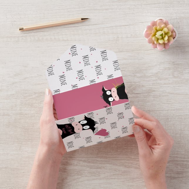 Will Mooo Be Mine? Fun Funny Cow Pun Proposal Card (Video)