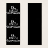 Will NOT Fix Your Computer bookmark (Front & Back)