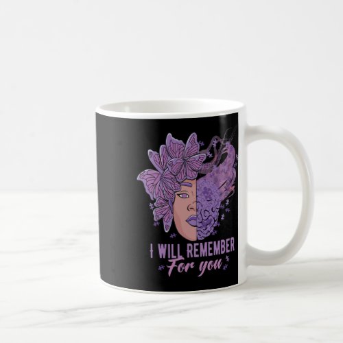 Will Remember For You Alzheimerheimer Awareness Bu Coffee Mug