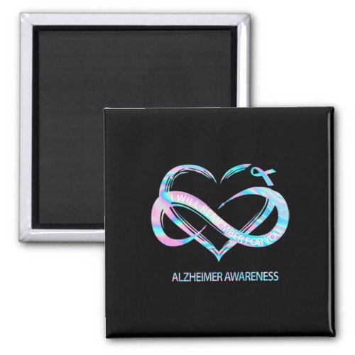 Will Remember For You Alzheimerheimer Awareness Cu Magnet