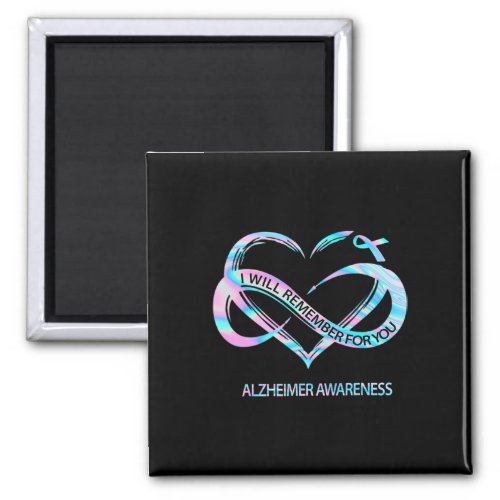 Will Remember For You Alzheimerheimer Awareness Cu Magnet