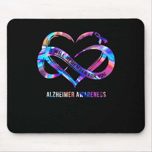 Will Remember For You Alzheimerheimer Awareness  Mouse Pad