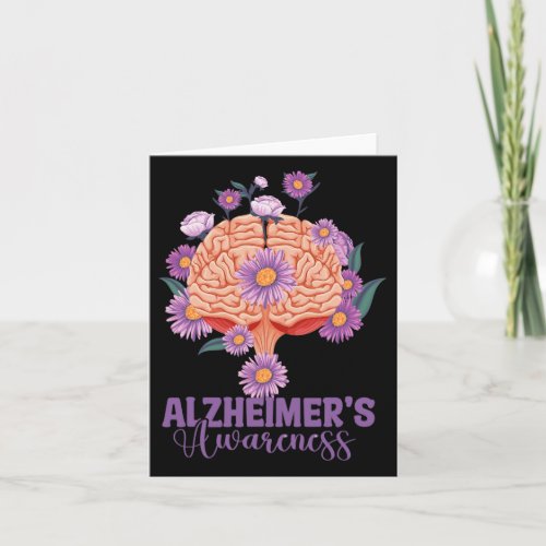 Will Remember For You Brain Alzheimerheimers Awar Card