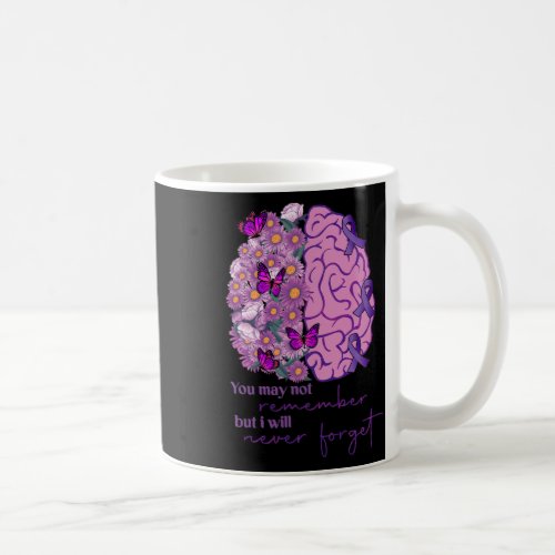 Will Remember For You Brain Alzheimerheimers Awar Coffee Mug