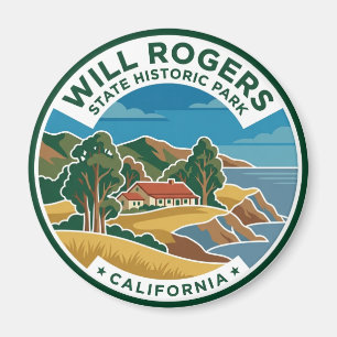 Will Rogers State Historic Park California Magnet
