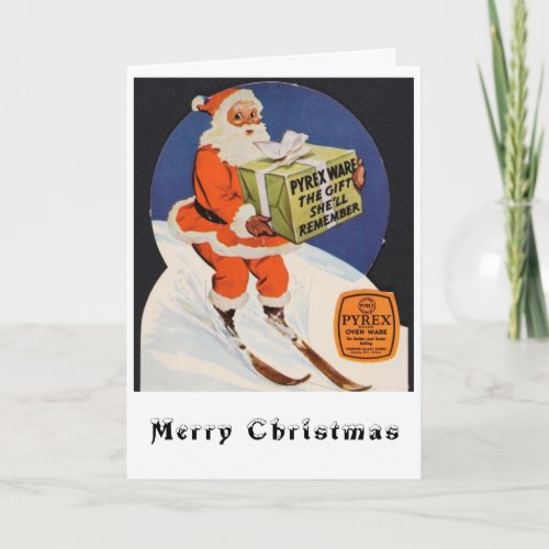 Will Santa Bring You Pyrex Card