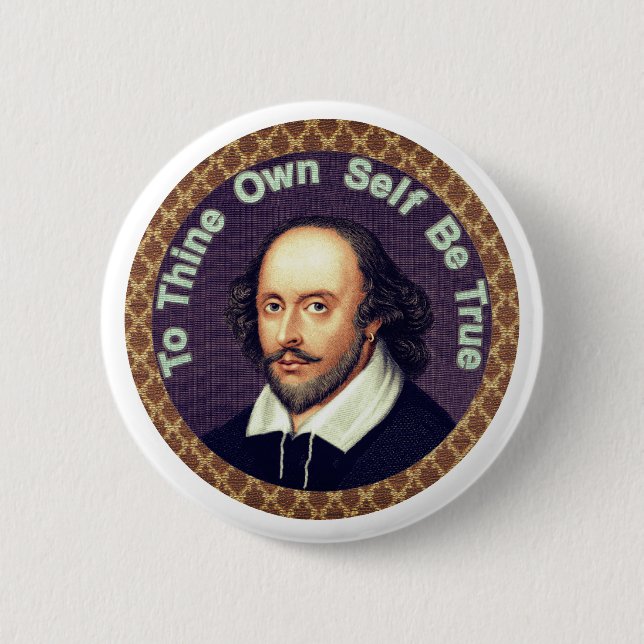 Will Shakespeare Button (Front)