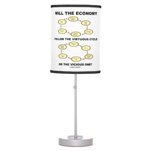 Will The Economy Follow The Virtuous Cycle Vicious Table Lamp