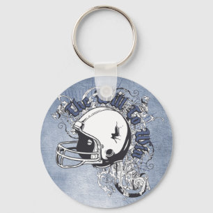 Will to Win Football Keychain