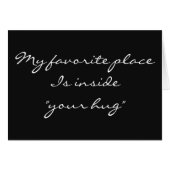 "WILL U MARRY ME" MY FAV PLACE IS INSIDE YOUR HUG (Front Horizontal)