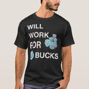 will work for v bucks gamer youth funny gamer T-Shirt