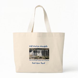 Will Work for Waterfalls Teacher Tote