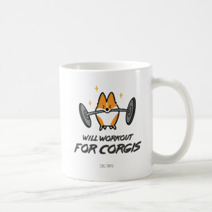Will Workout for Corgis Mug