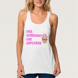 Will Workout for Cupcakes Tank Top