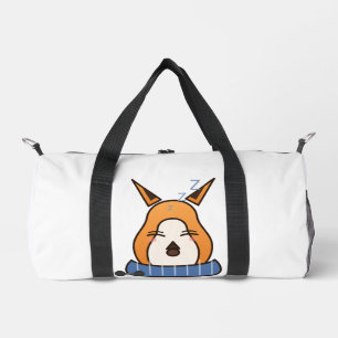 Will Workout Tomorrow Funny Fox Gym Humor Duffle Bag