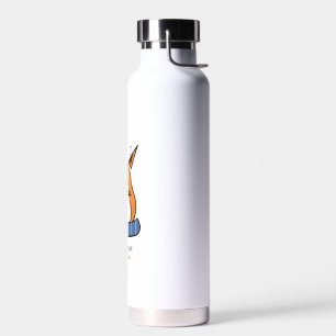 Will Workout Tomorrow Funny Fox Gym Humor Water Bottle