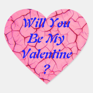Will You Be Mine Heart Sticker