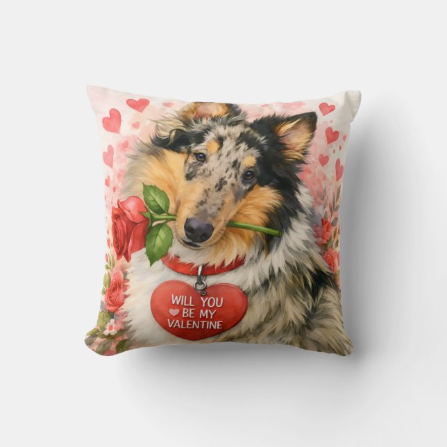 Will You Be Mine Throw Pillow (Front)