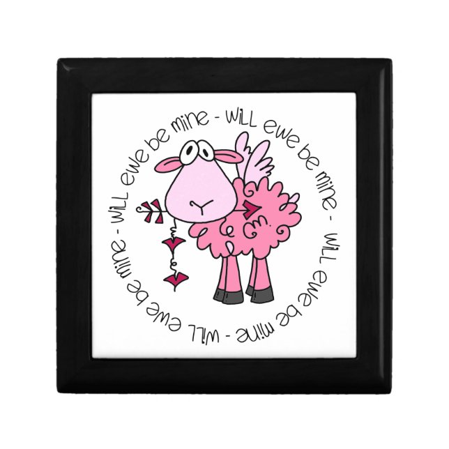 Will You Be Mine Valentine Keepsake Box (Front)