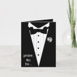 Will You Be My Best Man ? Be My Groomsman Invitation at Zazzle