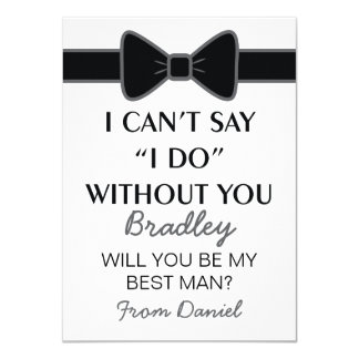 Best Man Invitation 7