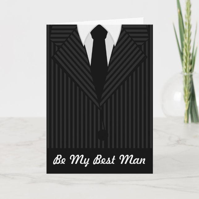 Will You Be My Best Man Custom Greeting Cards (Front)
