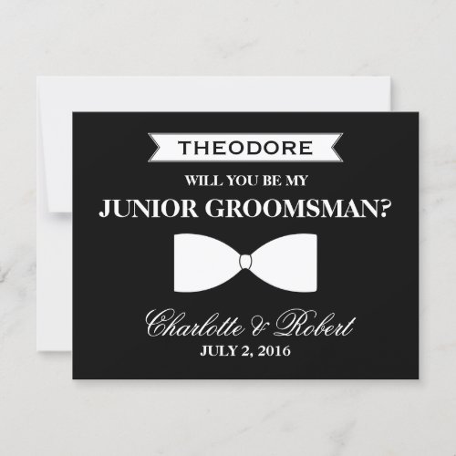 Will you be my Best Man  Groomsman Invitation