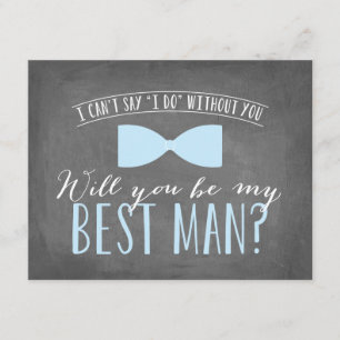 Will you be my Best Man?   Groomsmen Invitation