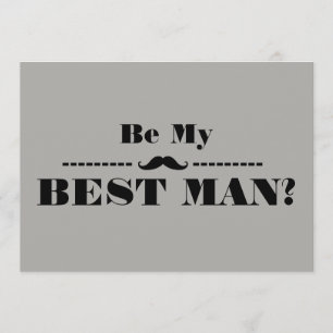 Will You Be My Best Man Invitation