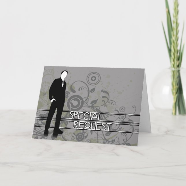 will you be my best man? invitation (Front)