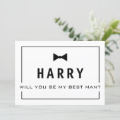 Will You Be My Best Man? The Groomsman Invite (Standing Front)
