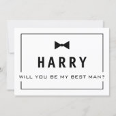 Will You Be My Best Man? The Groomsman Invite (Front)