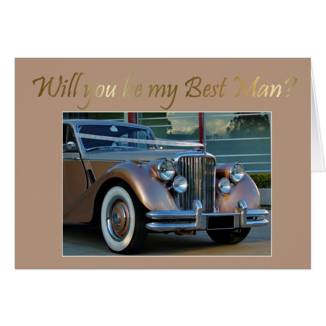 Will you be my Bestman Cards (Front Horizontal)