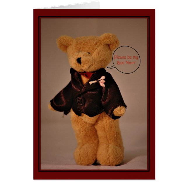 Will you be my Bestman? Cards (Front)