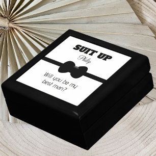 Will You Be My Bestman Jewelry Box
