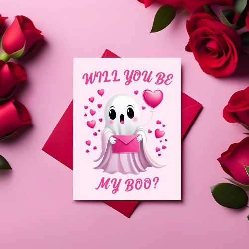 Will You Be My Boo Valentines Day Card