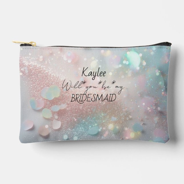 Will You Be My Brides Maid Accessory Pouch (Front)
