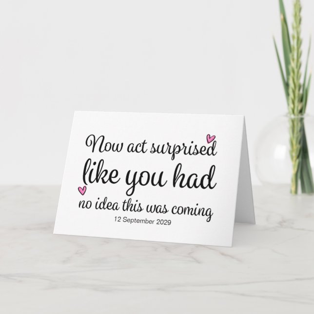 Will You Be My Bridesmaid Asking from Bride Card (Front)