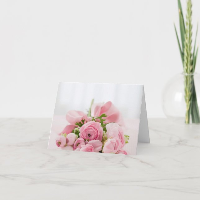 Will you be my Bridesmaid Bouquet Greeting card (Front)