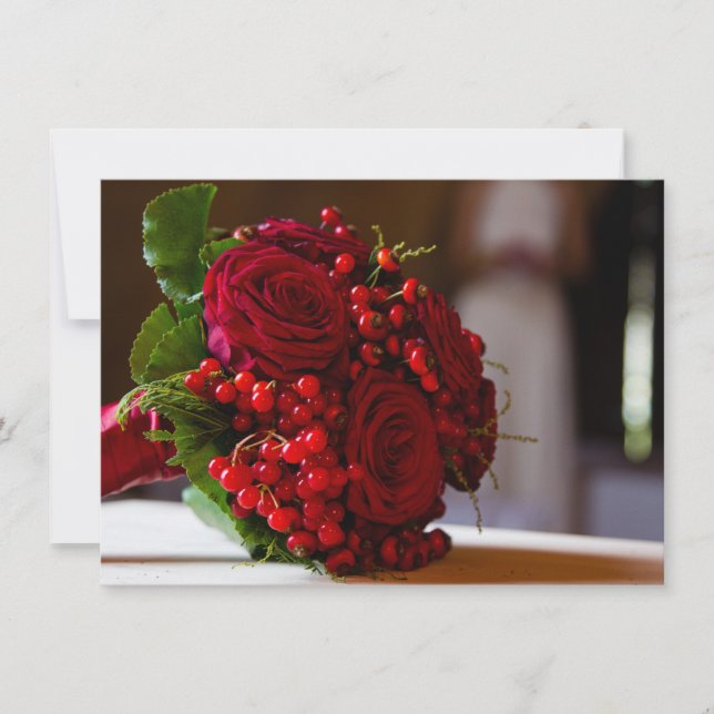 Will you be my Bridesmaid Bouquet Invitation (Front)