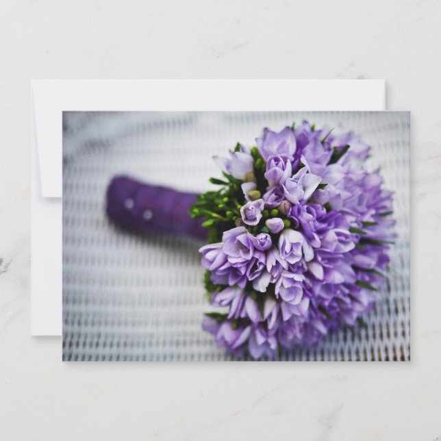 Will you be my Bridesmaid Bouquet Invitation (Front)