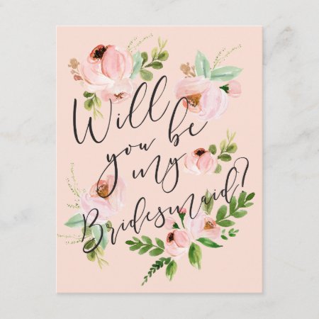 Will You Be My Bridesmaid | Bridesmaid Card