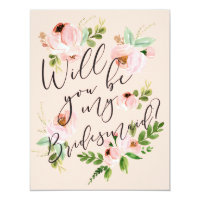 Will You Be My Bridesmaid | Bridesmaid Card